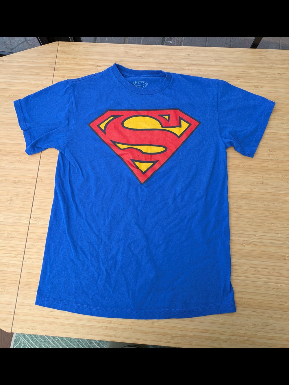 DC Comics Blue Superman Shield Short Sleeve Tee